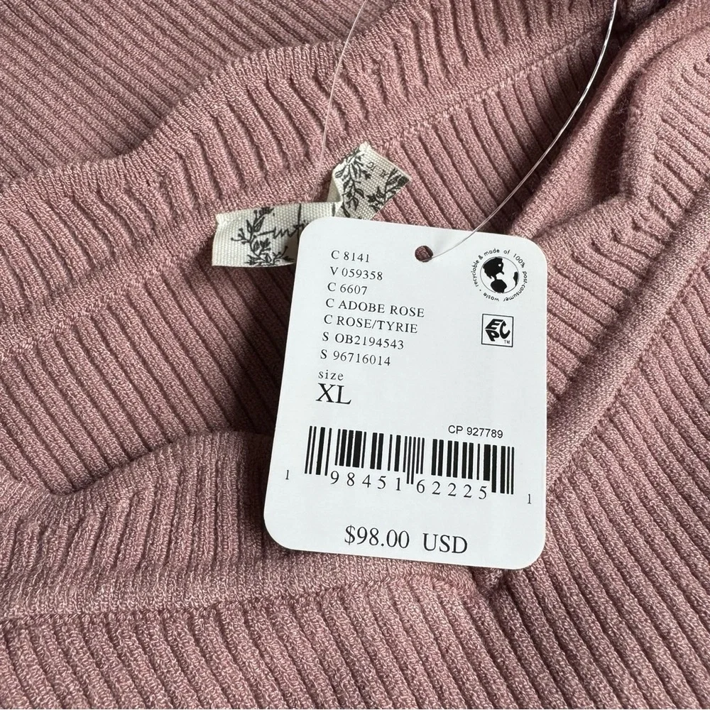 NWT New $98 Free People It Girl Dusty Rose Bodysuit Size XL